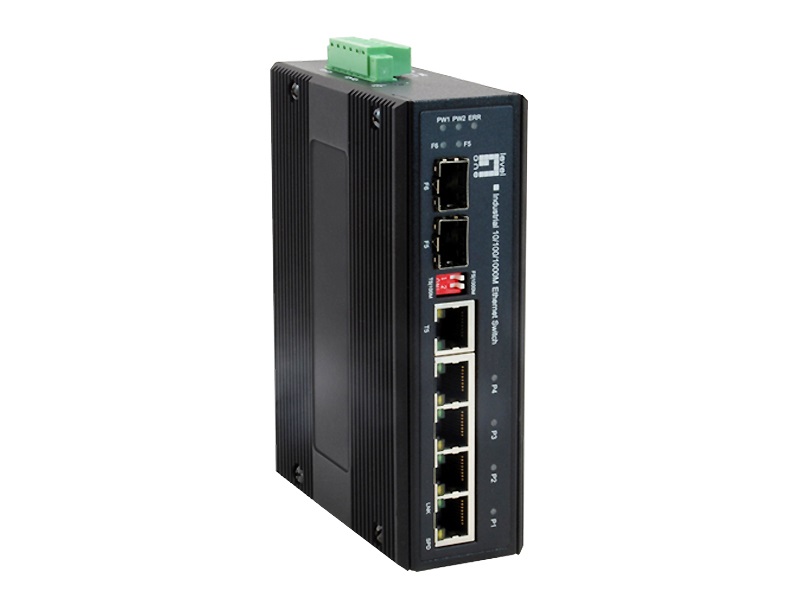 LevelOne IES-0600 Switch di Rete Gigabit Ethernet (10/100/1000) Nero - 5 Porte RJ-45, Full Duplex, Non Gestito, Montabile a Parete
