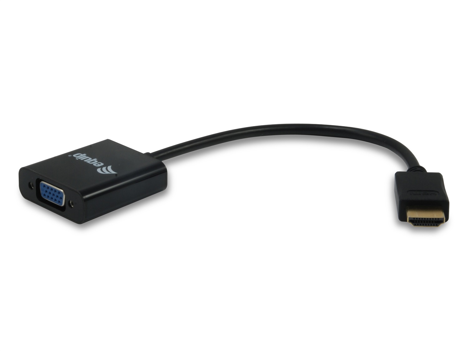 Equip 11903607 Cavo e Adattatore Video HDMI tipo A (Standard) a VGA (D-Sub) Nero con Audio - 25cm
