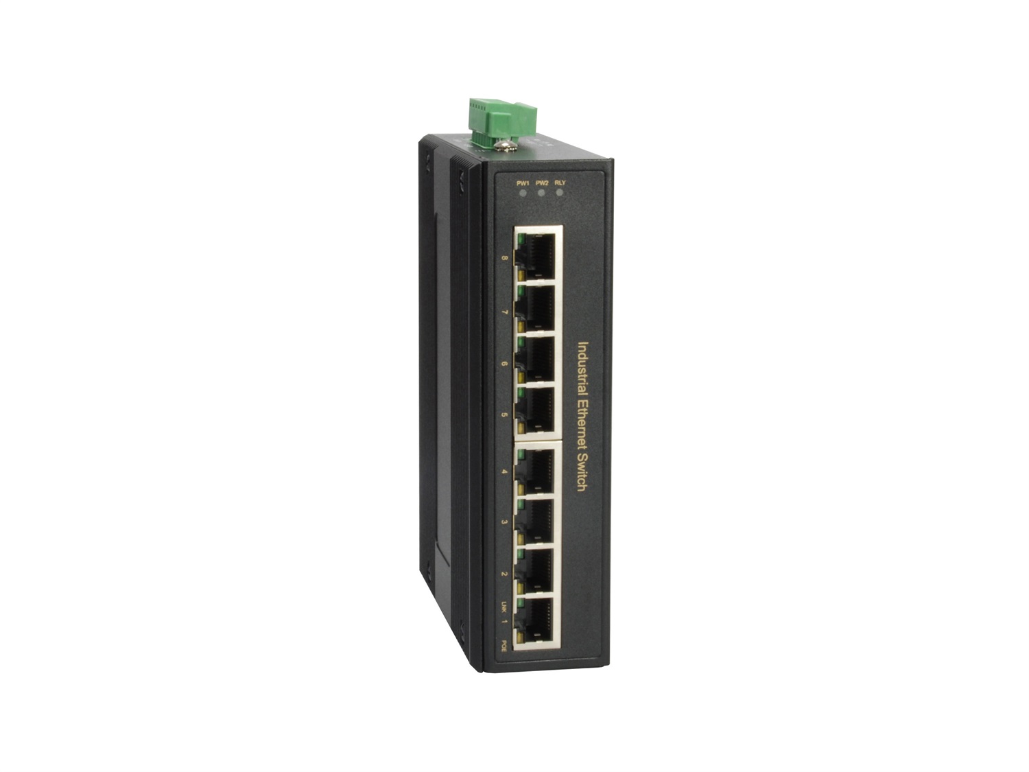 LevelOne IGP-0802 Switch di Rete Non Gestito Gigabit Ethernet 8 Porte (10/100/1000) con Supporto Power over Ethernet (PoE) 200W