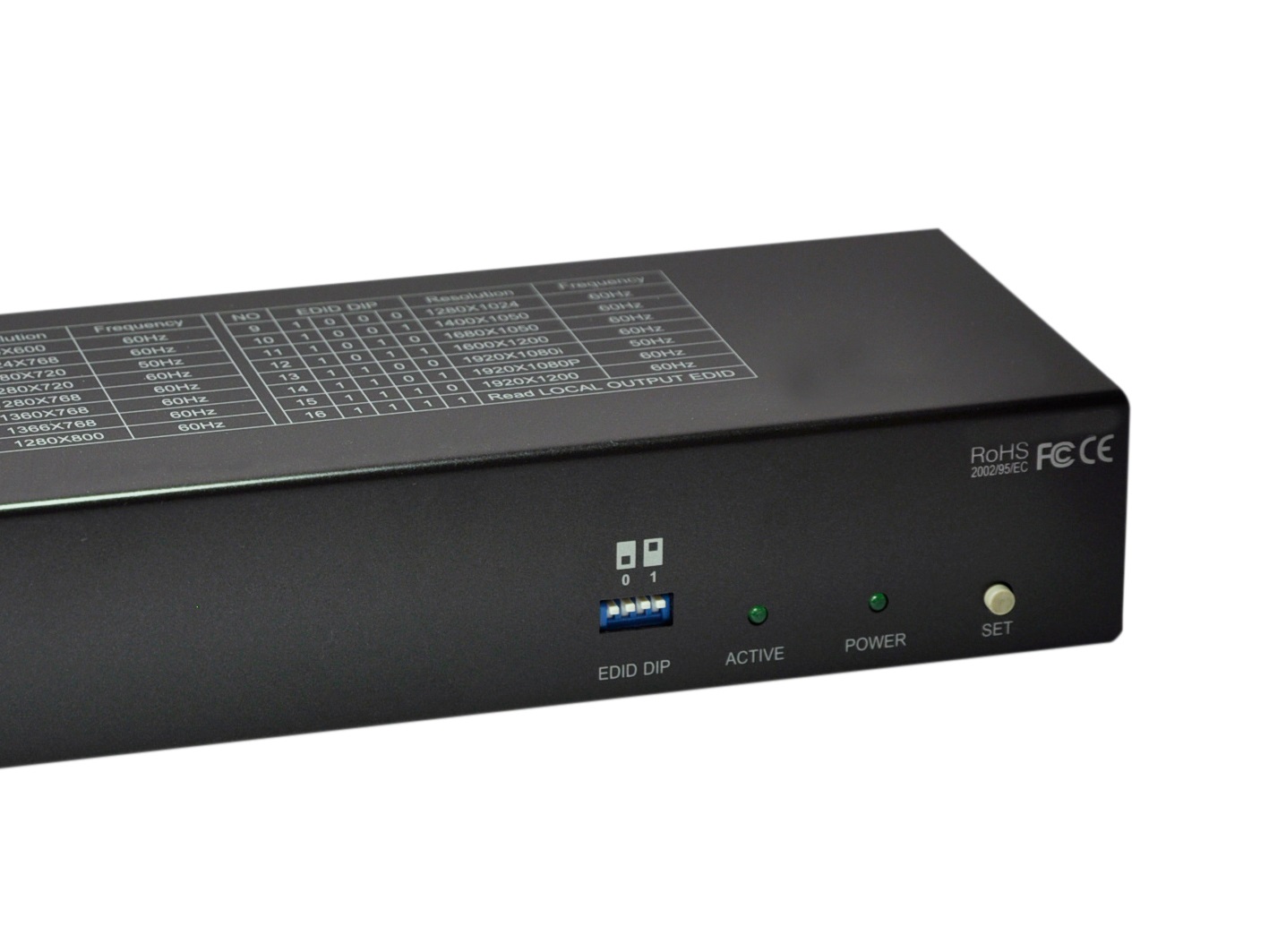 LevelOne HVE-9118T Trasmettitore AV Nero - Risoluzione 1920x1200, Supporto Cat5