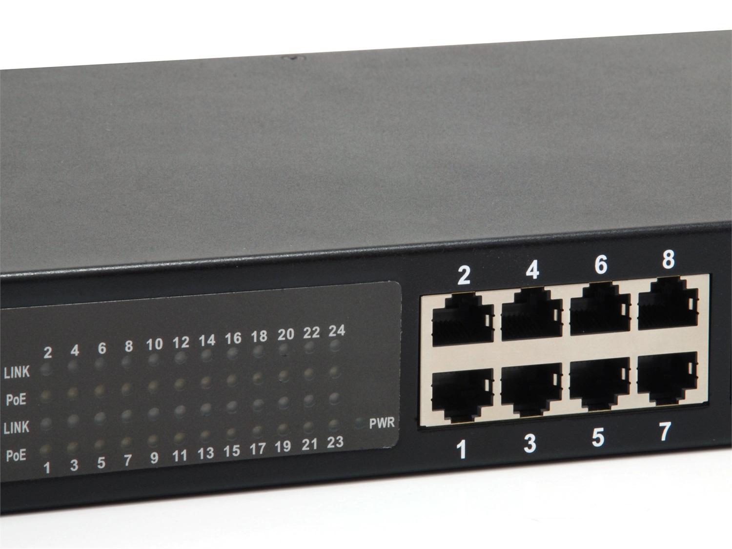 LevelOne GEP-2421W630 Switch di Rete Non Gestito 24 Porte Gigabit Ethernet (10/100/1000) con Supporto Power over Ethernet (PoE) - Nero