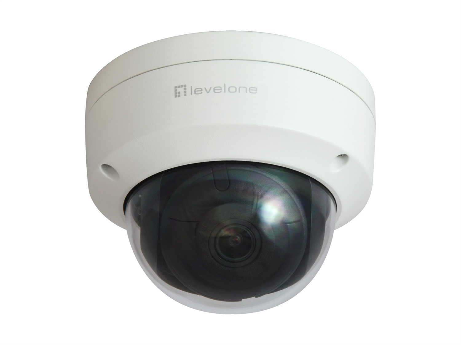LevelOne FCS-3404 Telecamera di Sicurezza IP 6MP Cablata Interno/Esterno Cupola Bianco con Visione Notturna e IP67
