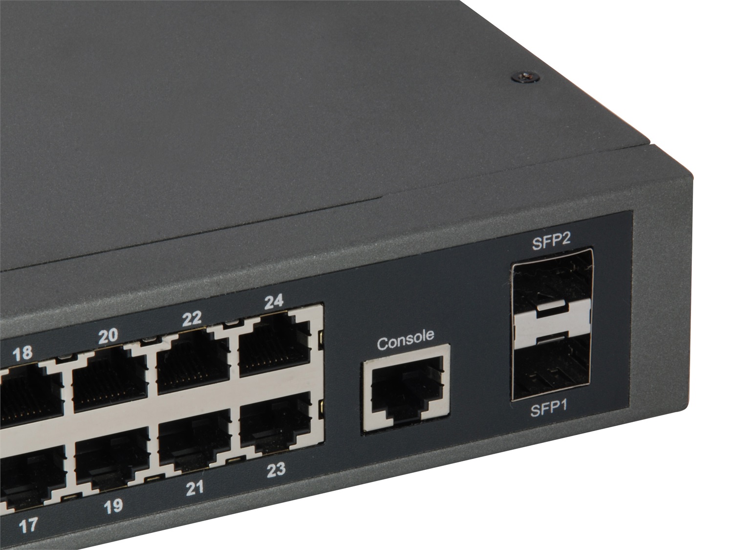 LevelOne GEP-2652 Switch di rete Gestito L2 Gigabit Ethernet (10/100/1000) con 24 porte PoE e 2 porte SFP, Budget PoE 370 W