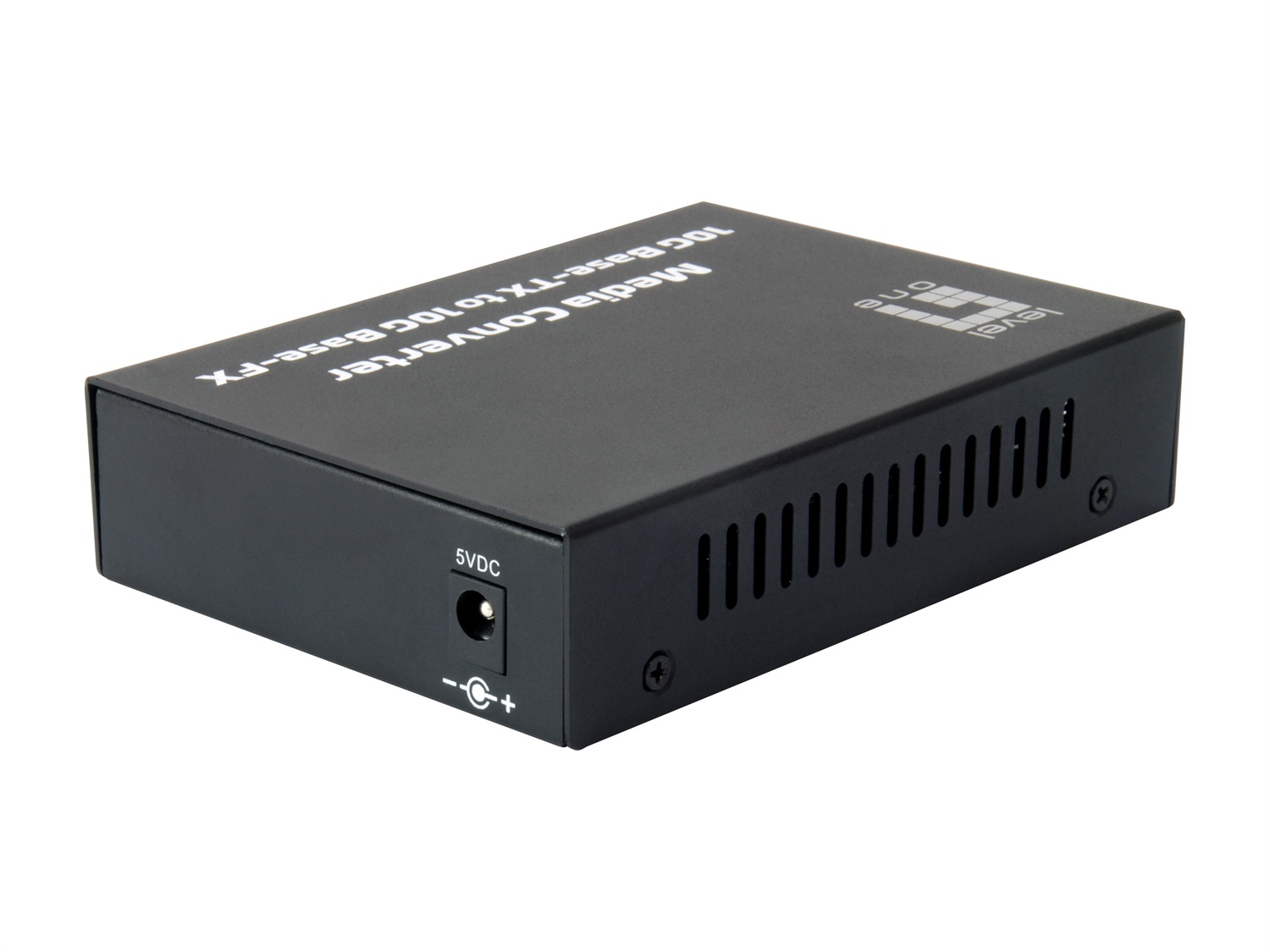 LevelOne GVT-0500 Convertitore Multimediale di Rete 10000 Mbit/s Nero - IEEE 802.3, 10 Gigabit Ethernet
