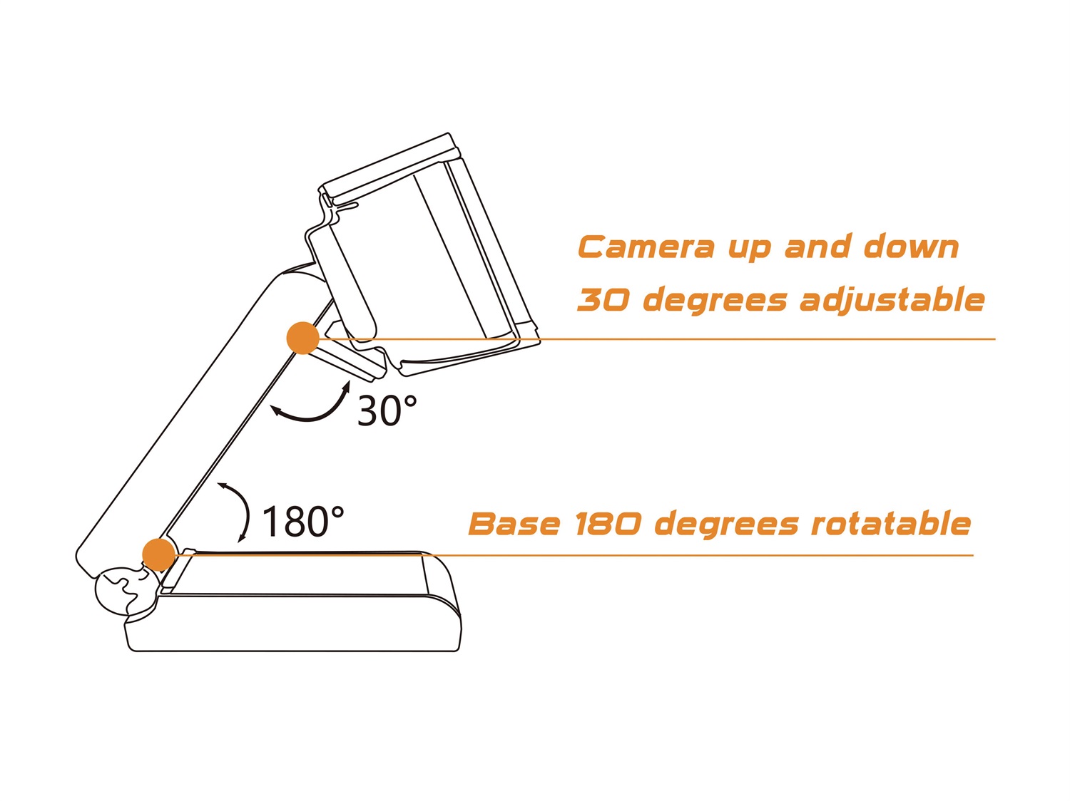 Conceptronic AMDIS02B Webcam 5 MP Autofocus 2592 x 1944 Pixel USB 2.0 con Microfono Integrato