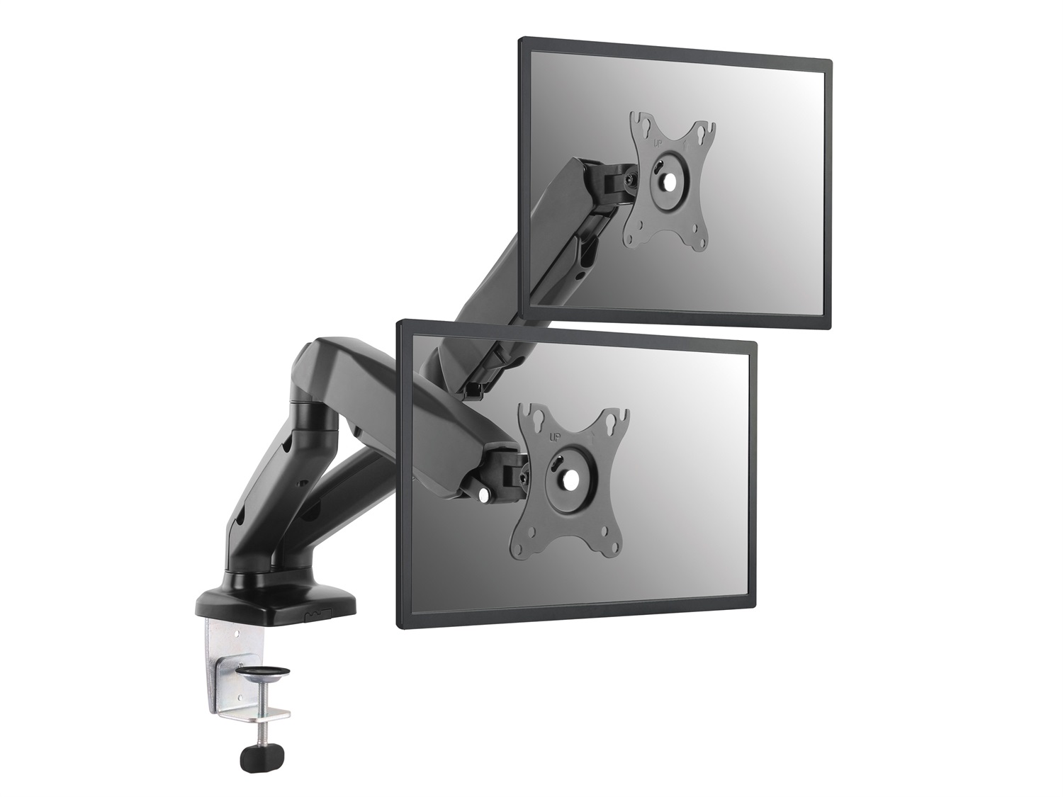 Equip 650121 Supporto da scrivania per 2 monitor 13-27'' fino a 16 kg - Nero