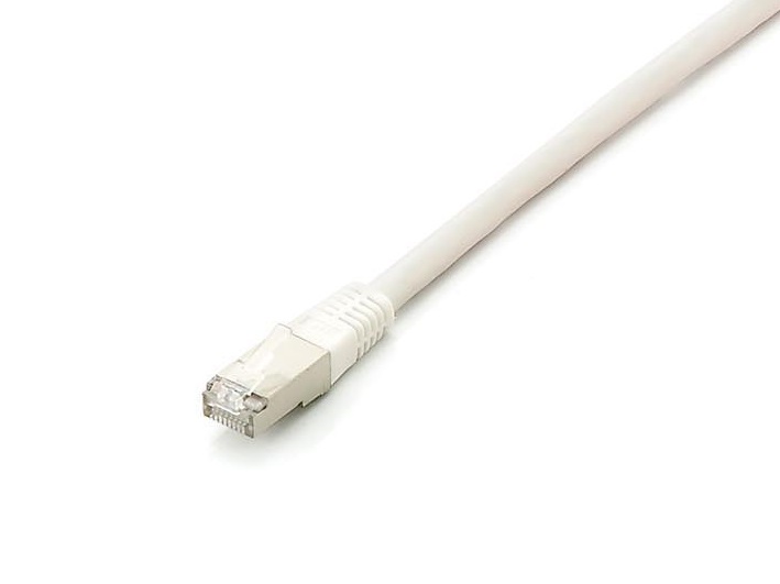 Equip Cavo di Rete Cat6a S/FTP 10 m Bianco con 2xRJ45 - Confezione da 5 Pezzi