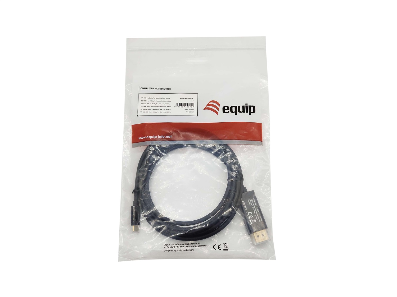 Equip Cavo da USB-C a DisplayPort, M/M, 3,0 m, 4K/60Hz