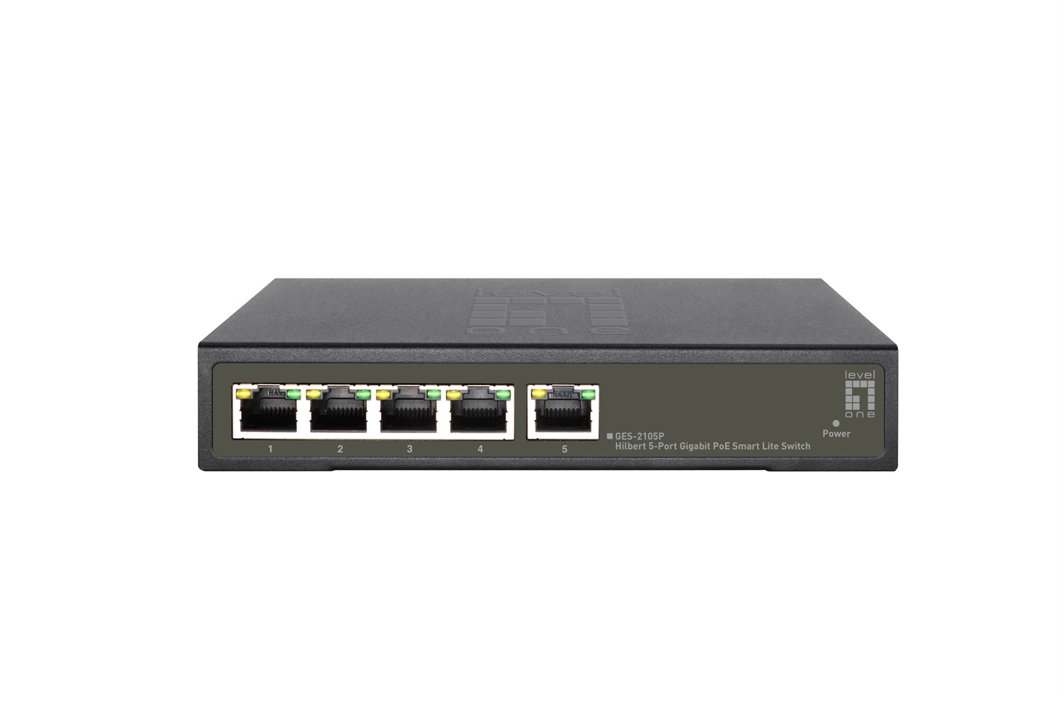 LevelOne GES-2105P Switch di rete Gestito L2 5 Porte Gigabit Ethernet (10/100/1000) con Supporto Power over Ethernet (PoE) 60W