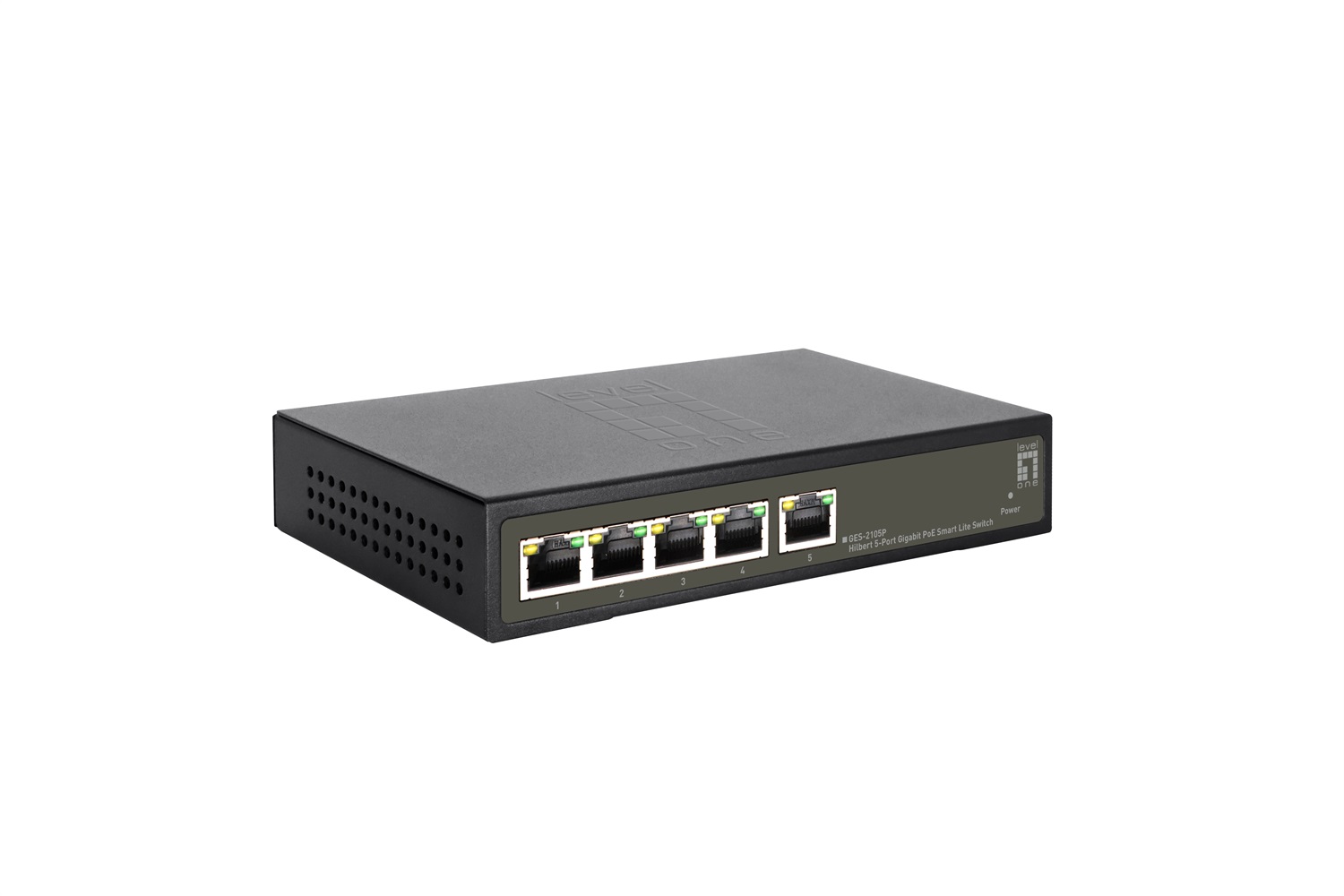 LevelOne GES-2105P Switch di rete Gestito L2 5 Porte Gigabit Ethernet (10/100/1000) con Supporto Power over Ethernet (PoE) 60W