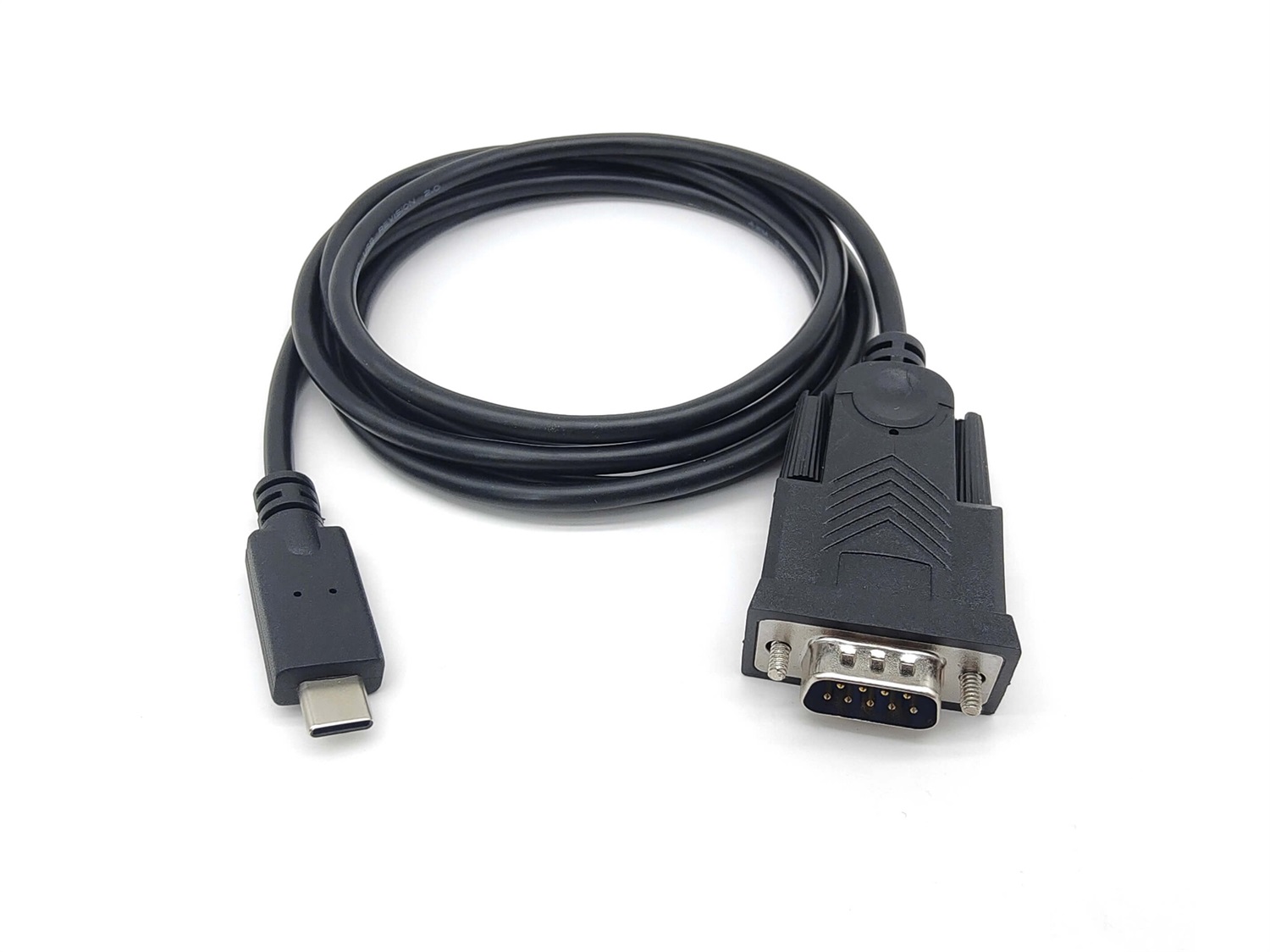 Equip Adattatore USB-C a Serial DB9, 1,5 m, Nero, Chipset Prolific PL2303GT, Velocità fino a 1 Mbps