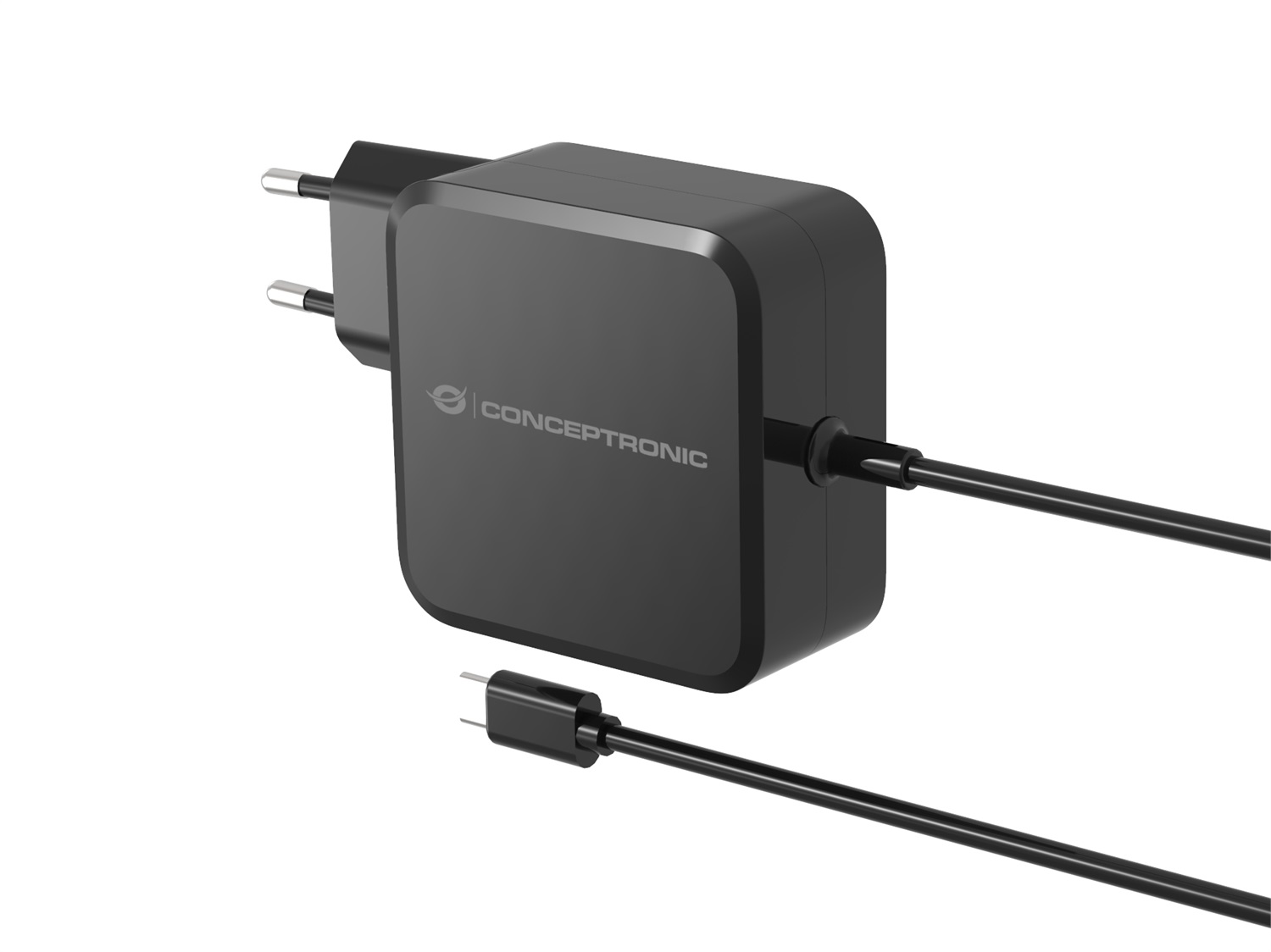 Conceptronic OZUL05BE Caricabatterie Universale USB-C PD 100W Nero AC Interno, 1,8 m, 20 V