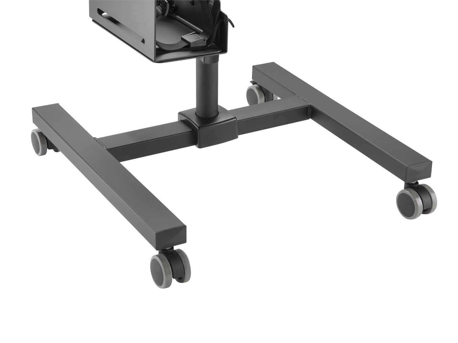 Equip 650171 Carrello Multimediale e Supporto per Monitor Singolo 17''-32'' - Nero, Capacità 8kg, Altezza 1780mm