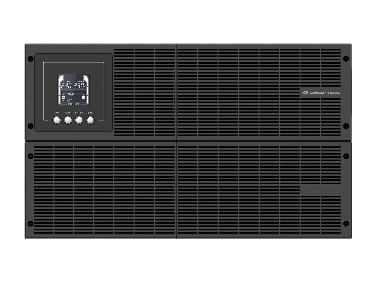 Conceptronic ZEUS51E6K Gruppo di Continuità (UPS) Doppia Conversione Online 6 kVA 6000 W con USB di tipo B e RS-232