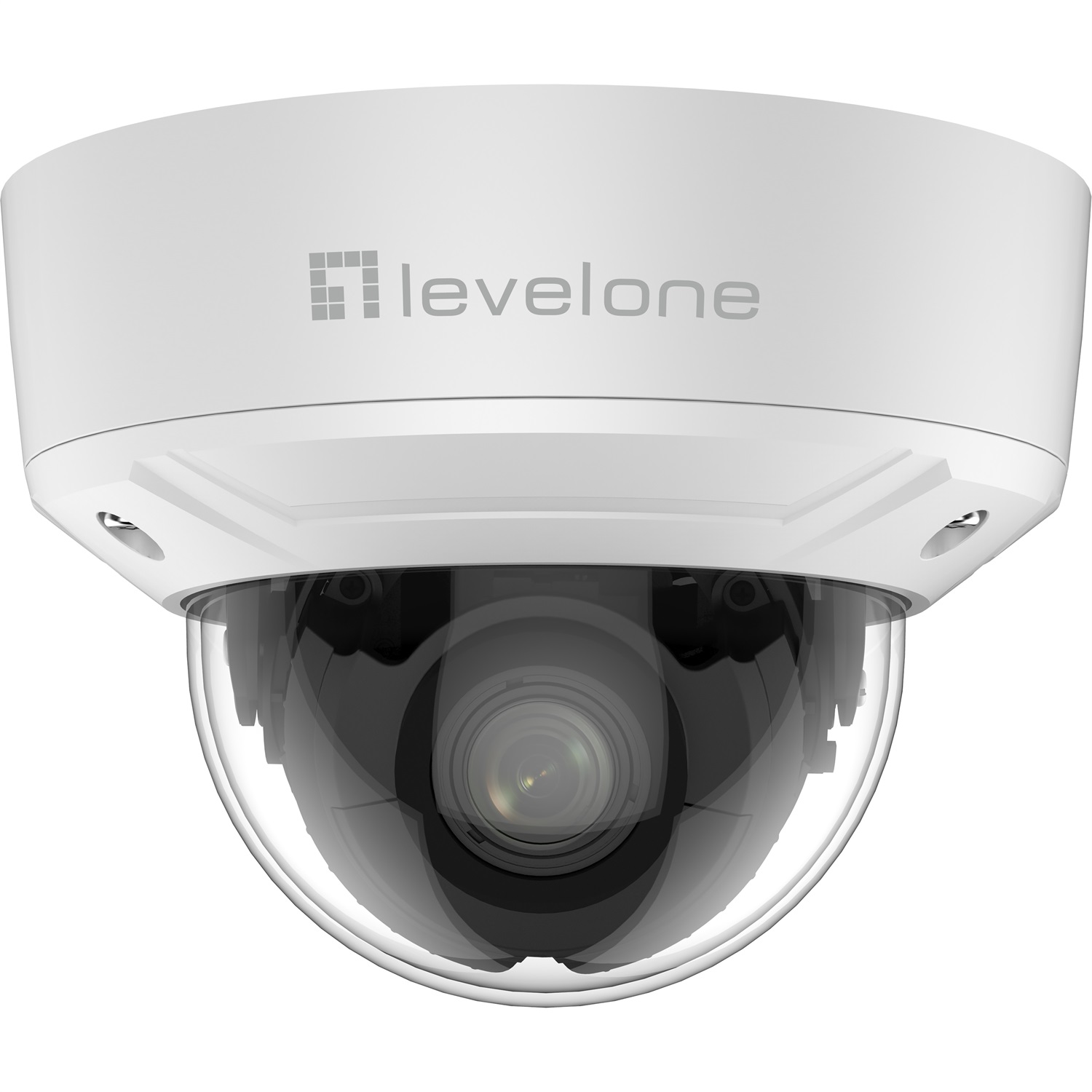 LevelOne FCS-3616 Telecamera di Sorveglianza Cupola 6MP con Zoom Ottico 4,3x e WDR - CCTV Interno ed Esterno