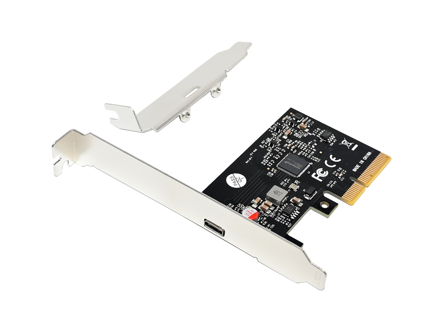 Conceptronic EMRICK14B Scheda PCIe USB 3.2 Gen 2x2 Type-C - Velocità 20 Gbit/s, Chipset ASM3242
