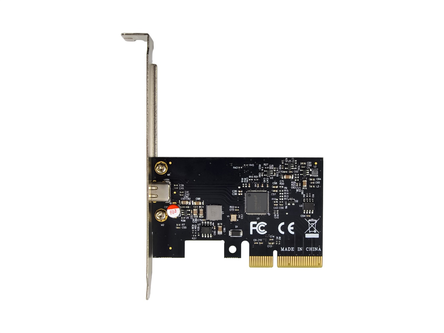 Conceptronic EMRICK14B Scheda PCIe USB 3.2 Gen 2x2 Type-C - Velocità 20 Gbit/s, Chipset ASM3242