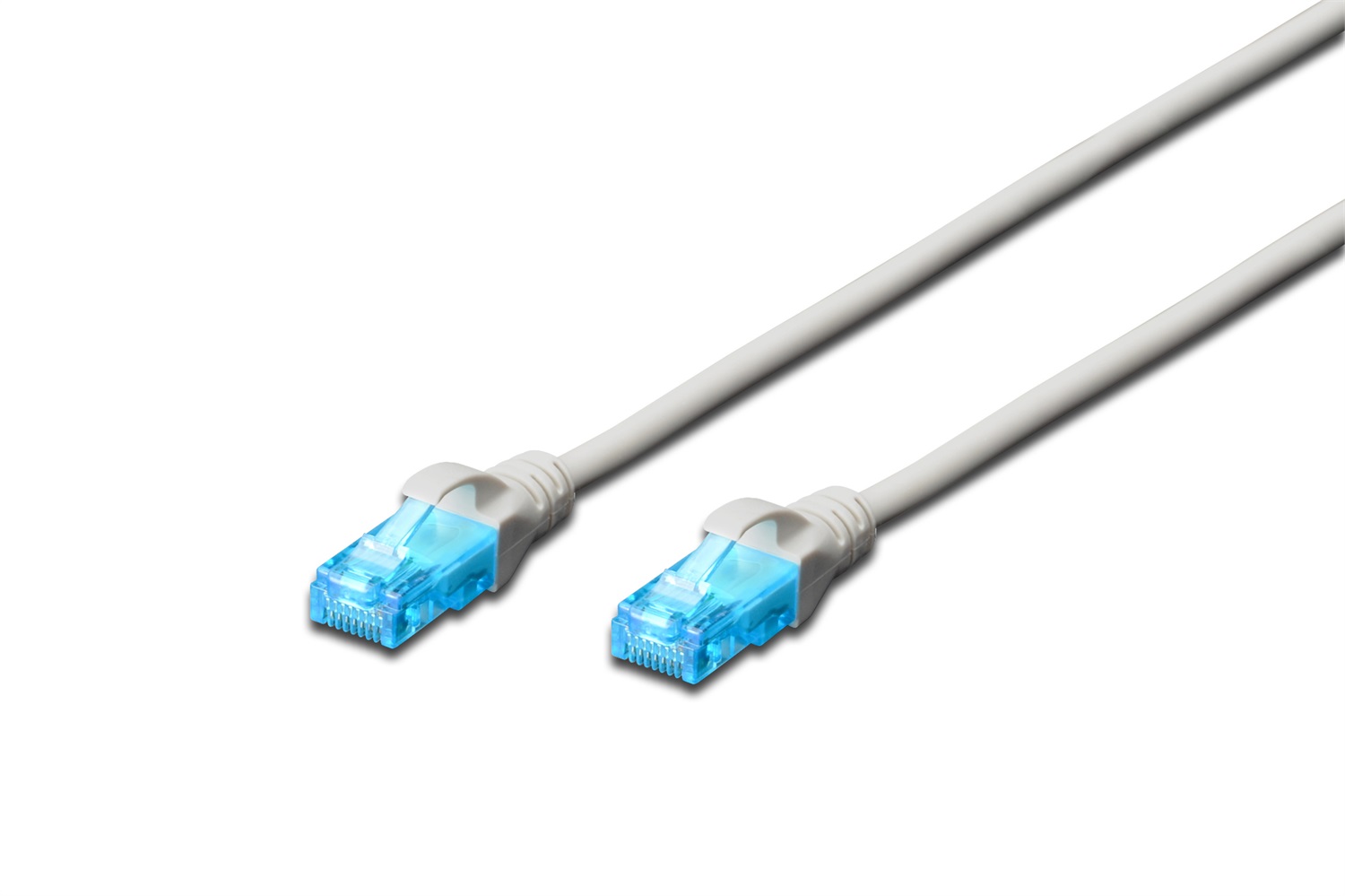 Digitus Cavo Patch RJ45 U/UTP Cat5e 15m Grigio - Velocità fino a 1000 Mbit/s