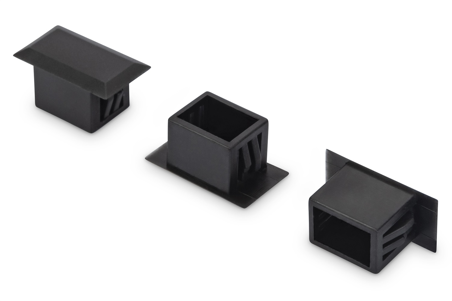 DIGITUS Tappi di Chiusura per Fibre Ottiche LC Duplex - 100 Pezzi - Nero