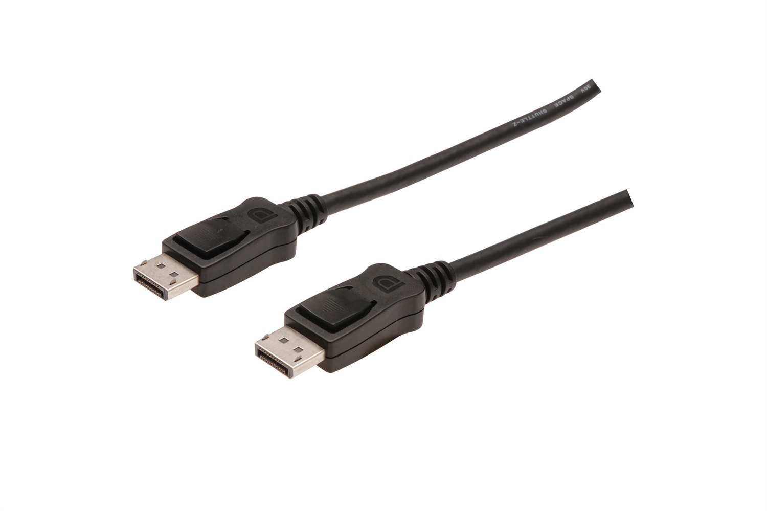 ASSMANN Electronic AK-340100-010-S Cavo DisplayPort 1 m Maschio-Maschio Nero - UHD 4K/60Hz con Bloccaggio
