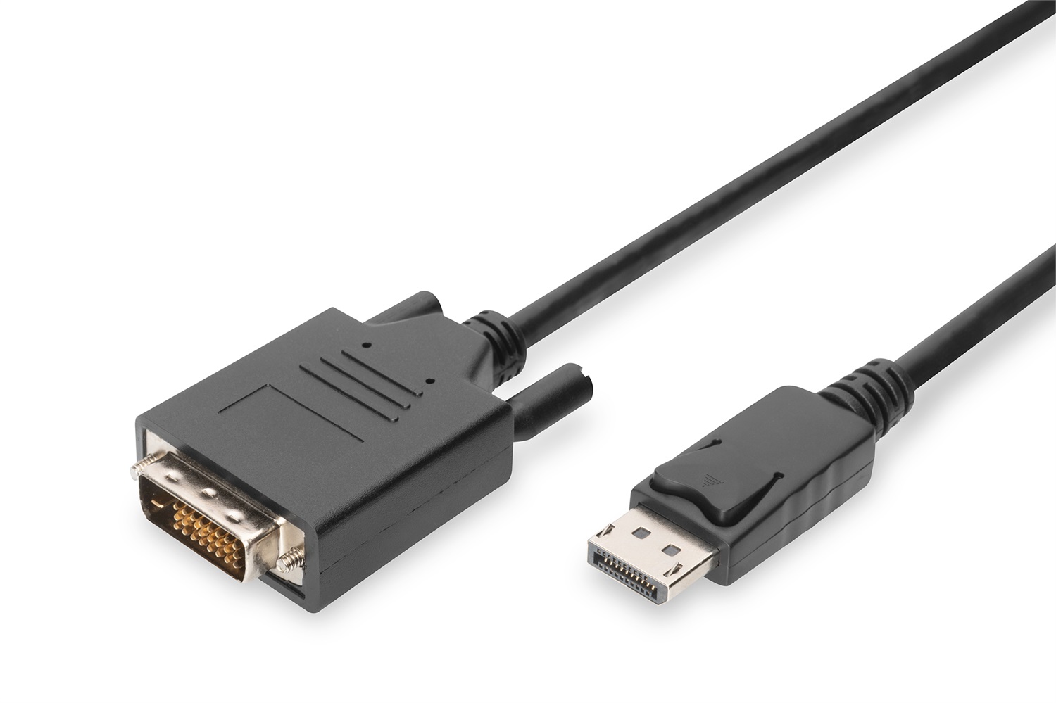 DIGITUS Cavo adattatore DisplayPort a DVI-D (24 1) - 1 m, Full-HD 1080p/60Hz, DisplayPort 1.1a, Nero