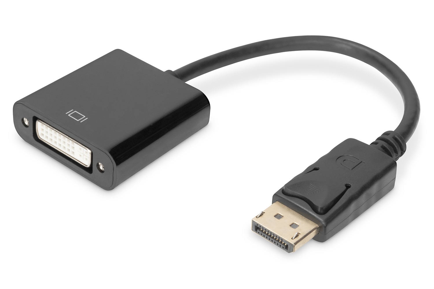 Digitus Cavo Adattatore DisplayPort 0,15 m - DP Maschio a DVI-I(24 5) Femmina, Full HD, Rame
