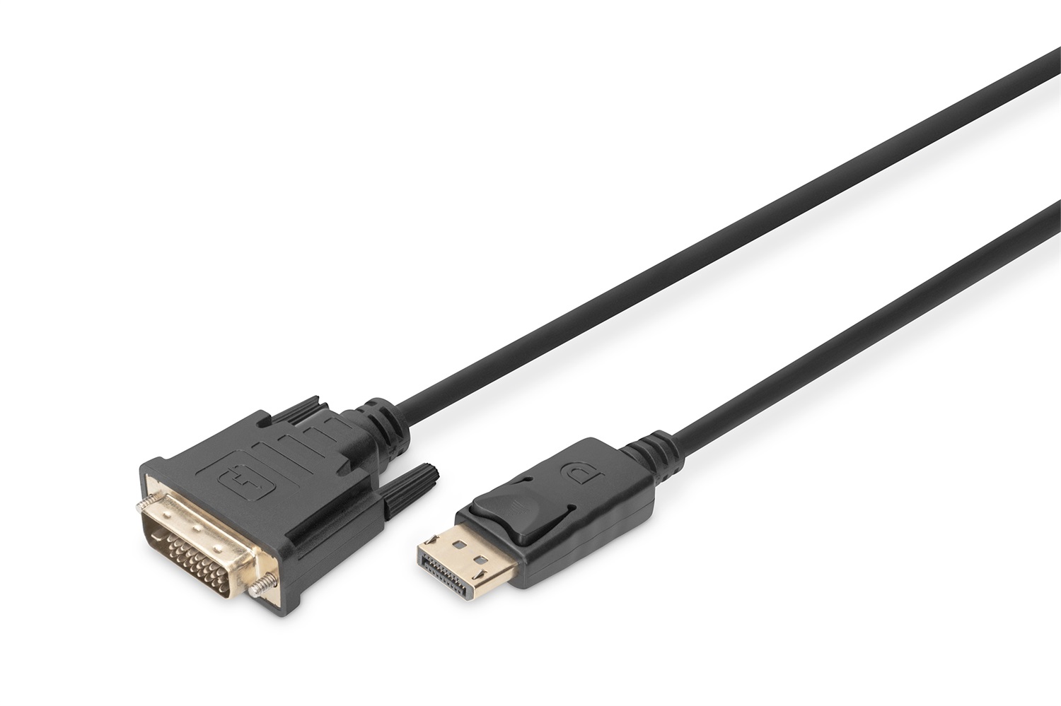 Digitus Cavo Adattatore DisplayPort a DVI-D, 2 m, Maschio-Maschio, Nichel