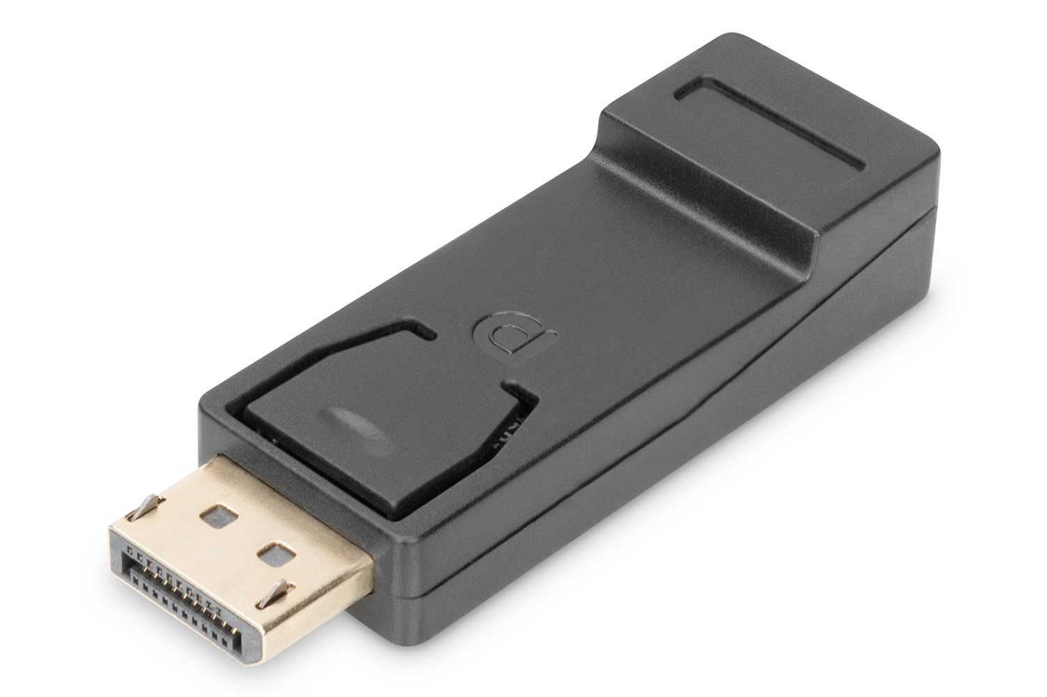 Digitus Adattatore DisplayPort DP - HDMI Tipo A, con bloccaggio, DP 1.1, Full HD, Nero