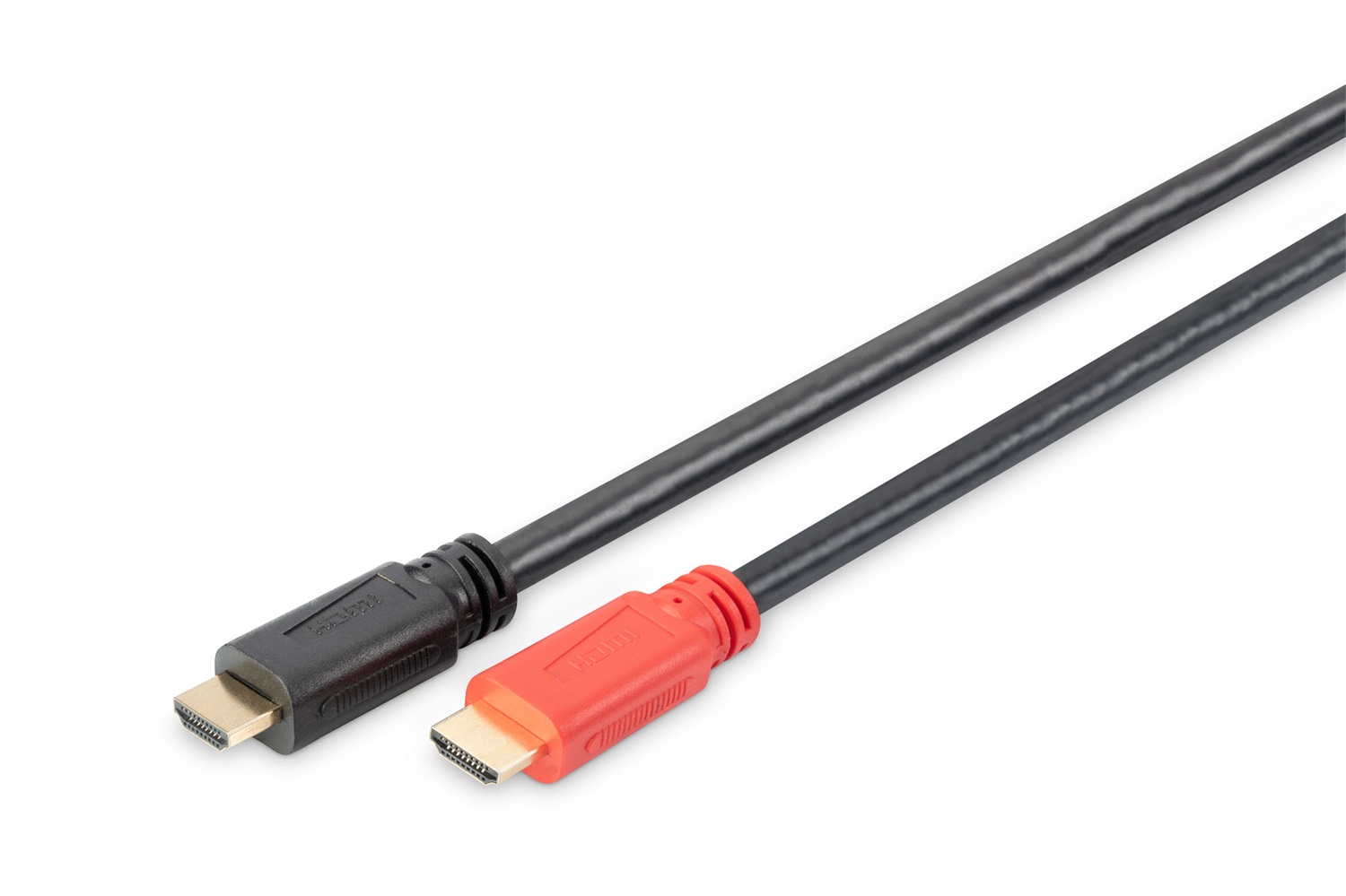Digitus Cavo HDMI High Speed tipo A con amplificatore - 10 m - Full HD 1080p - compatibile con TV, beamer e monitor - contatti placcati oro - nero