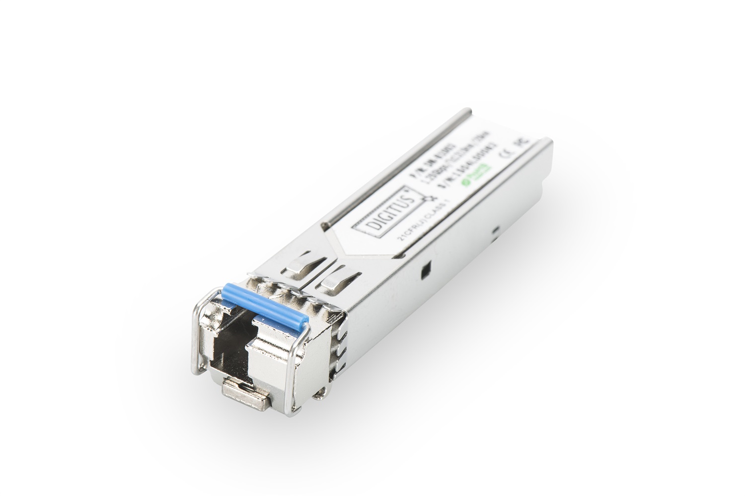 Digitus DN81003 Modulo Mini GBIC (SFP) Singlemode LC Simplex 1000Base-LX, Tx1310nm/Rx1550nm, 1,25 Gbps, 20 km