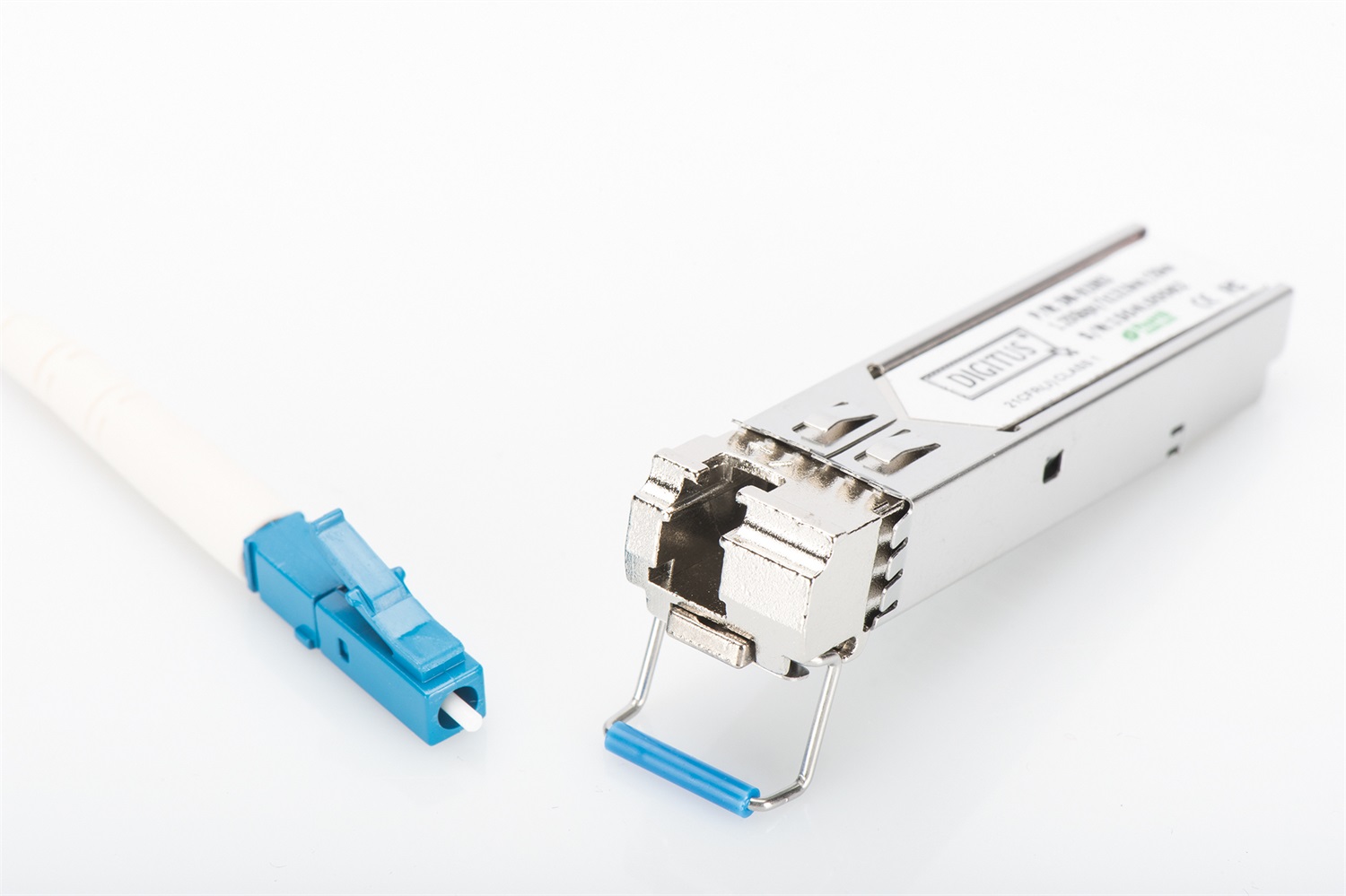 Digitus DN81003 Modulo Mini GBIC (SFP) Singlemode LC Simplex 1000Base-LX, Tx1310nm/Rx1550nm, 1,25 Gbps, 20 km