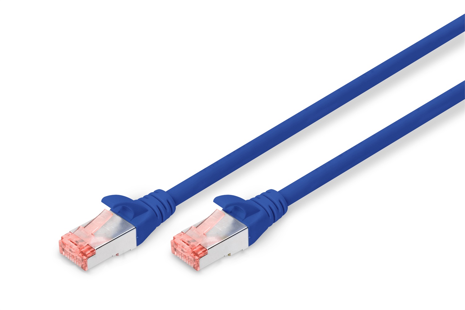 Digitus Cavo LAN Cat 6 S/FTP 5 m - Cavo di rete RJ45 schermato - Blu - Compatibile con Cat6A e Cat7 - Velocità fino a 1000 Mbit/s