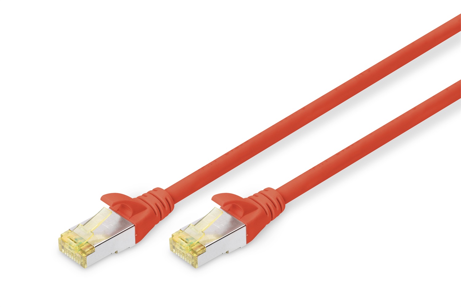 Digitus Cavo Patch Cat6A S/FTP 2m Rosso - Doppia Schermatura, RJ-45, Fino a 10 Gbps