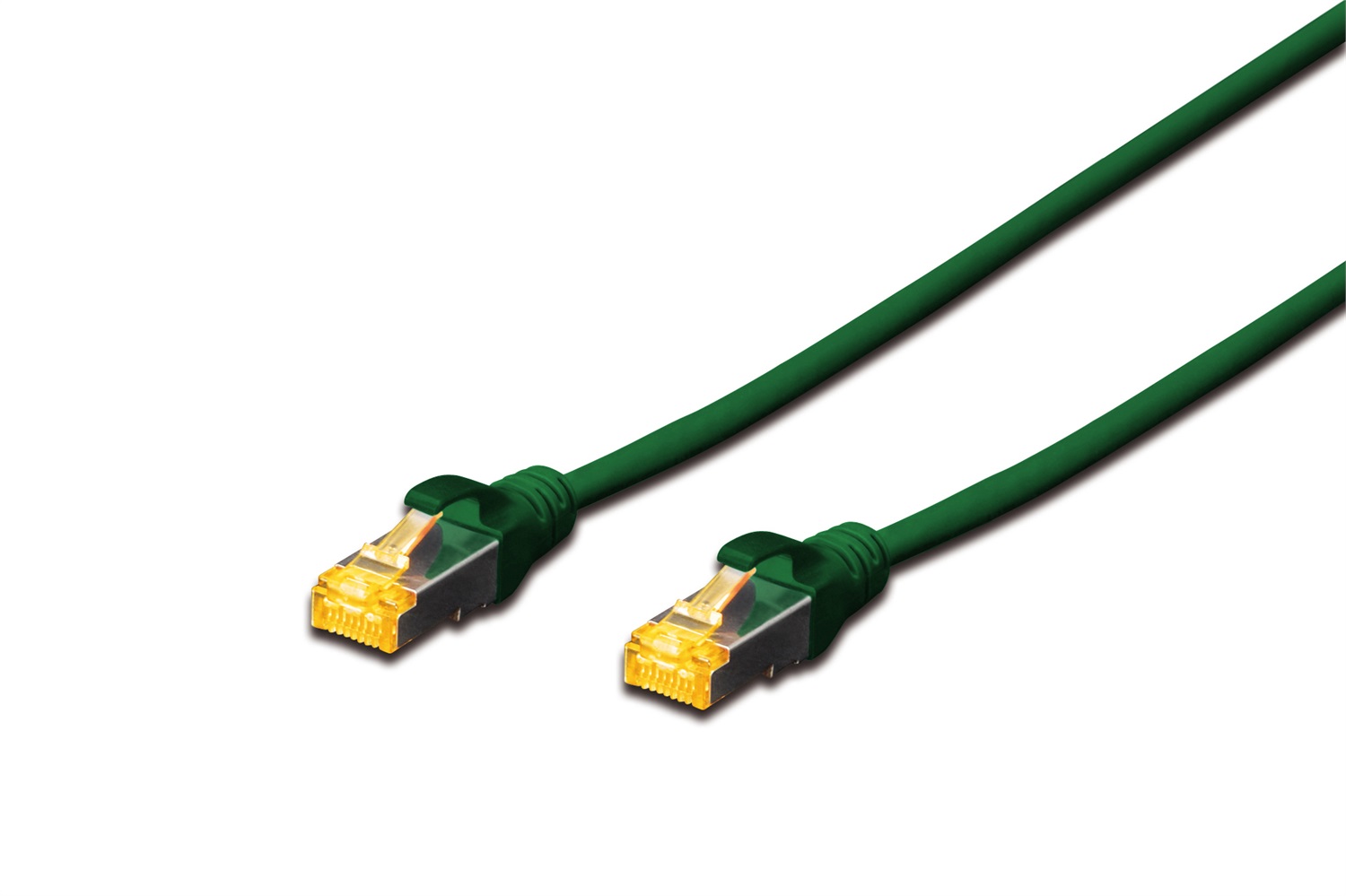 Digitus Cavo Patch CAT 6A S/FTP 10 m Verde Doppia Schermatura LSOH - Velocità fino a 10 Gbps