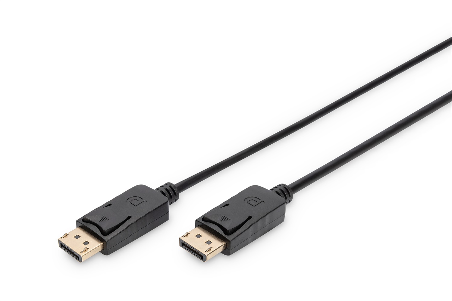 Digitus Cavo DisplayPort 5m - Full-HD 1080p/60Hz, con blocco, compatibile con PC e monitor