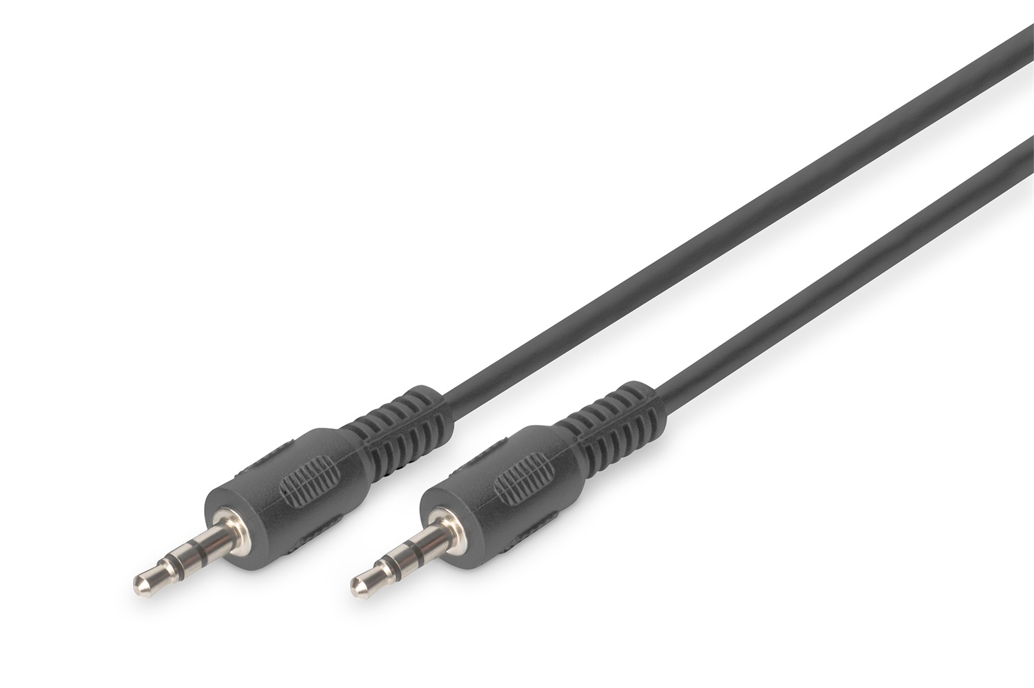 Digitus Cavo Audio Stereo 3.5mm Maschio 2,5 m Nero