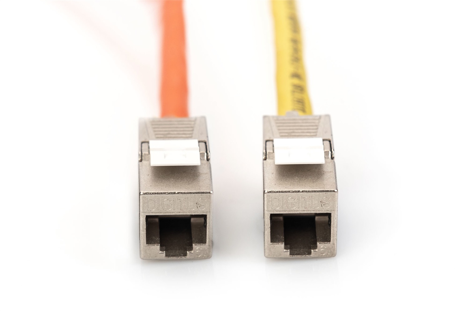 DIGITUS Modulo Keystone CAT 6A Schermato - 24 Pezzi - Jack RJ45 - 500 MHz - 10GBase-T - Progettabile con Leva di Bloccaggio e Montaggio Senza Attrezzi
