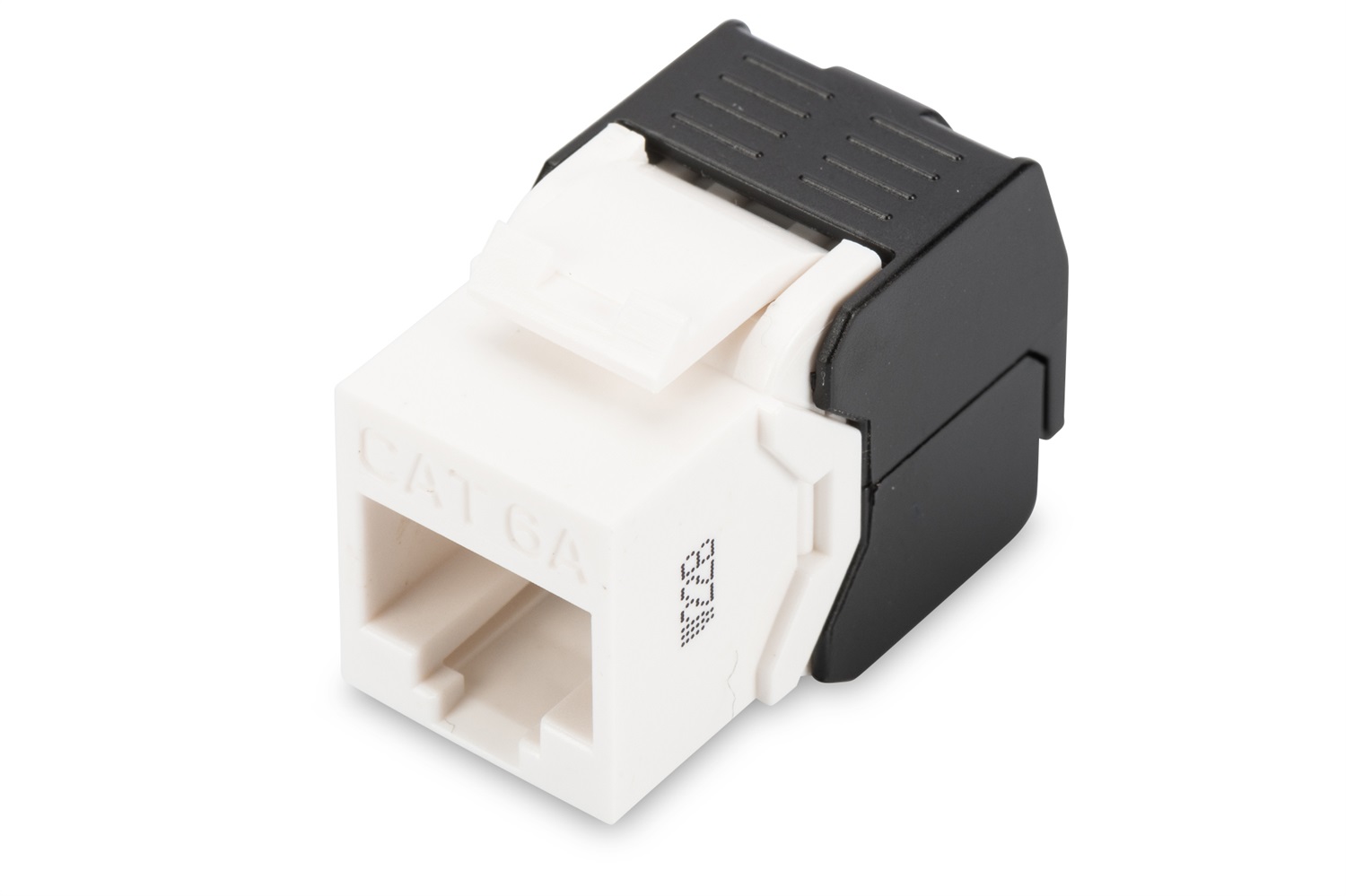 Digitus Modulo Keystone Cat 6A Non Schermato RJ45 Classe EA 500 MHz 10GBase-T Bianco/Nero