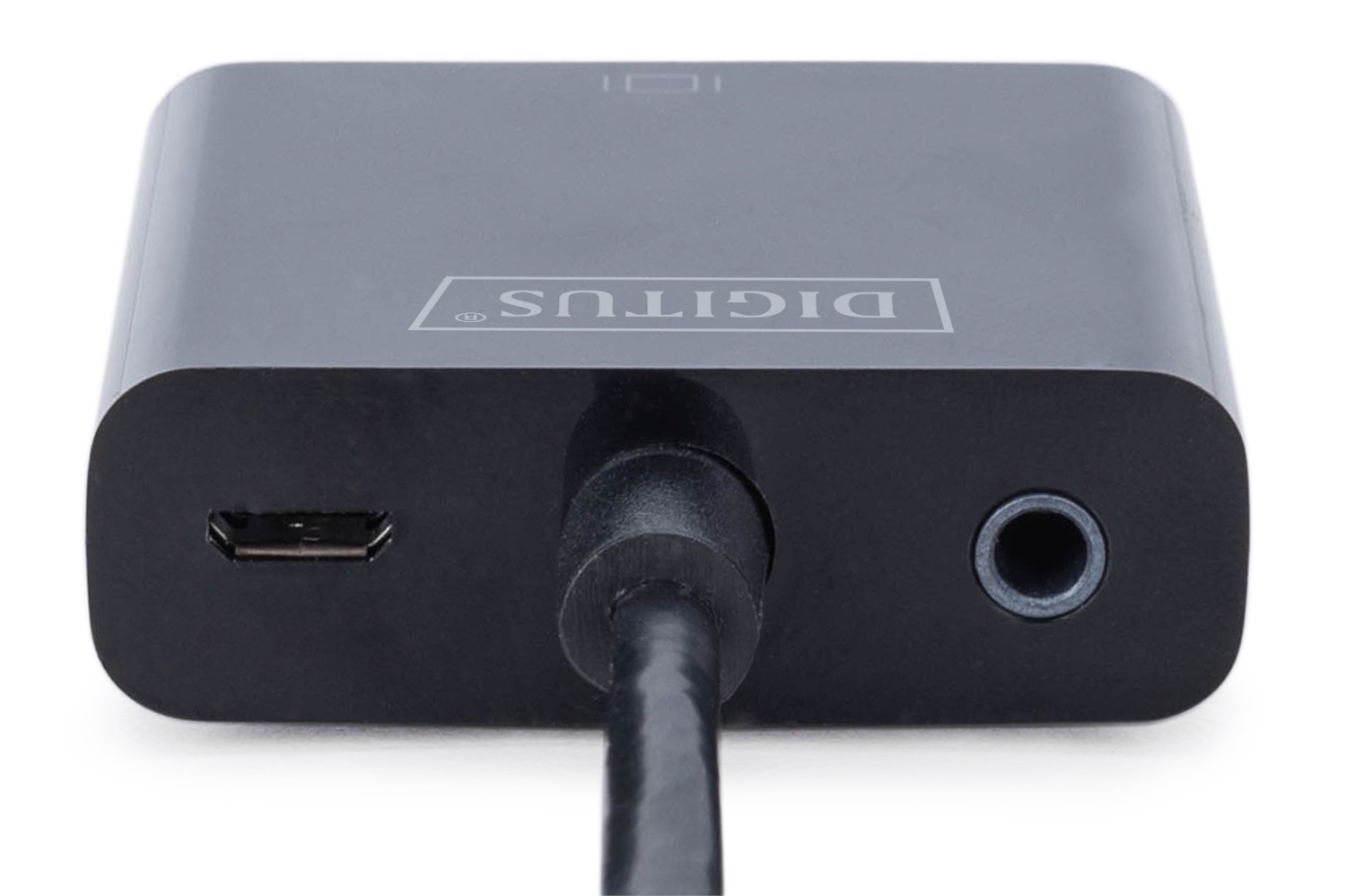 Digitus Convertitore HDMI a VGA con Audio - Risoluzione 1920x1080, 1080p, 165 MHz, Nero