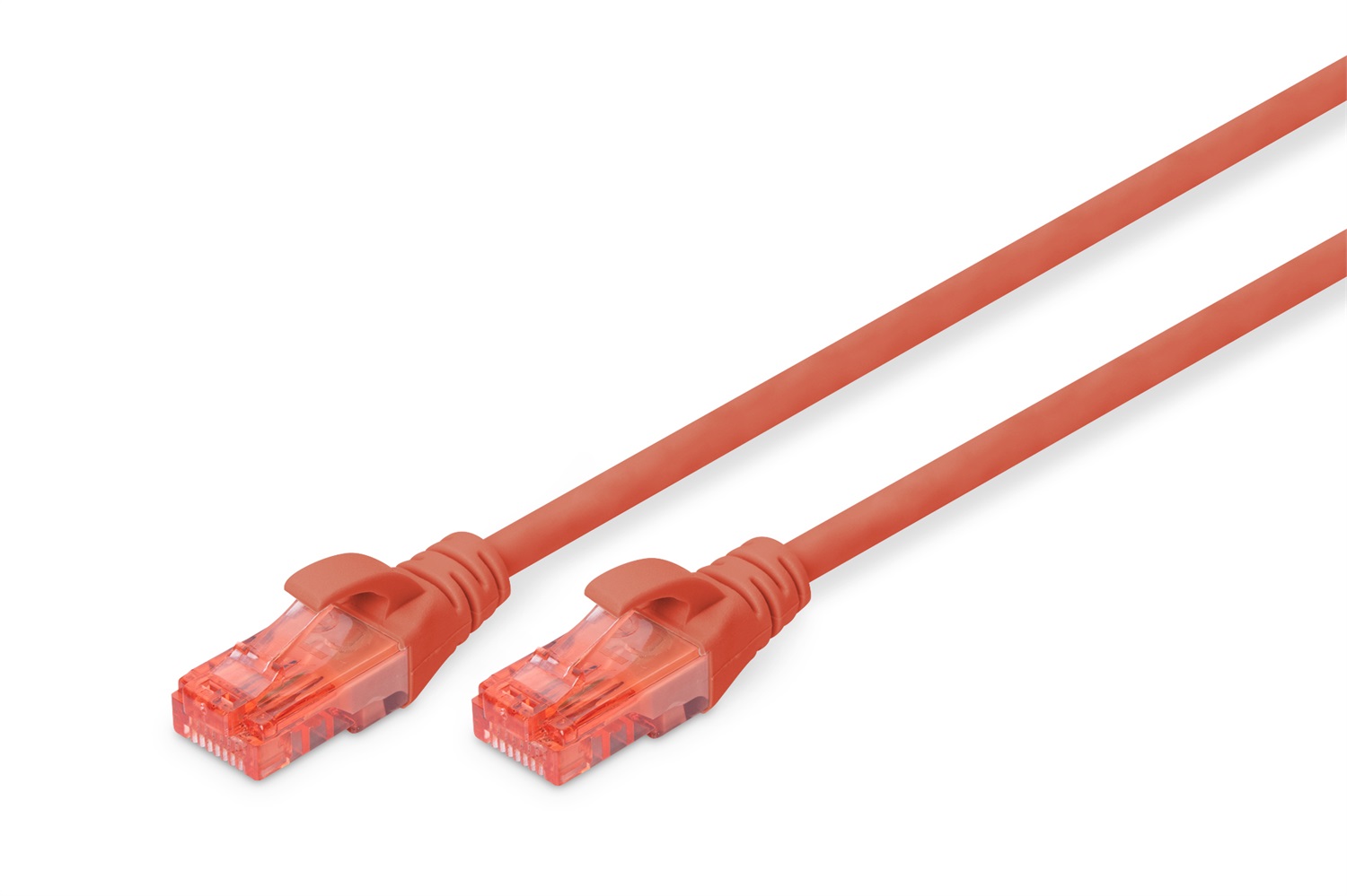 Digitus Cavo Patch Cat6 U/UTP Rosso 2m con Connettori RJ-45