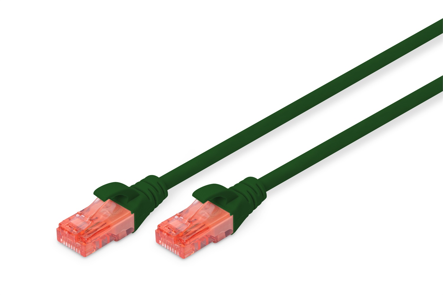 DIGITUS Cavo Patch Cat6 U/UTP 1m Verde, RJ-45, LSZH, Rame, AWG 26/7, Velocità 1000 Mbit/s