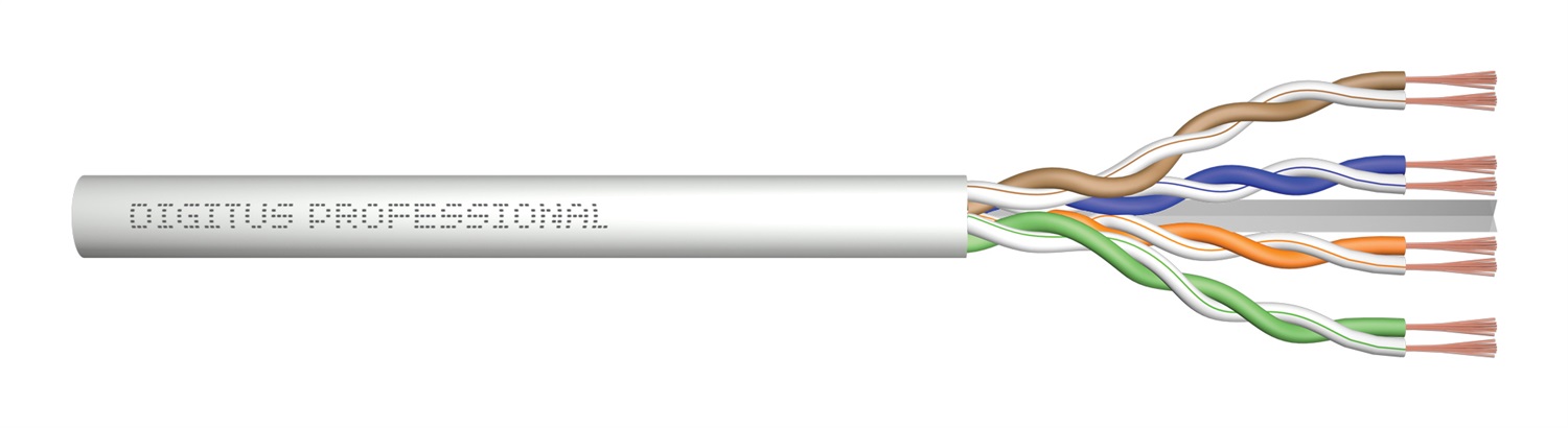 Digitus Cavo di rete CAT 6A U-UTP Grigio 100 m - Modello DK-1613-A-P-1