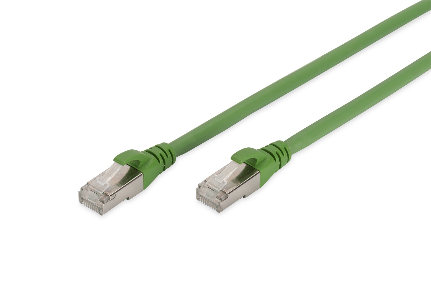 Digitus Cavo Patch CAT 6A S/FTP Verde 15 m - RJ-45 Maschio/Maschio, Velocità fino a 10 Gbps