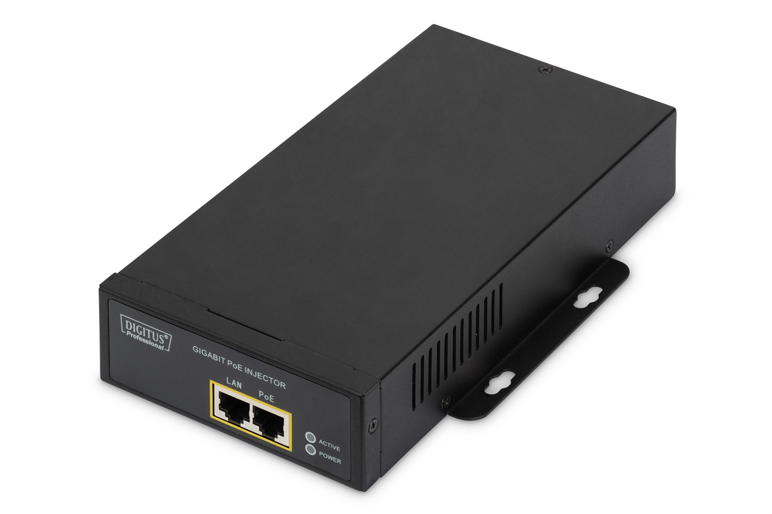 Digitus DN-95107 Iniettore PoE Gigabit Ethernet 55 V, 1 GBit/s, 802.3af/at/bt, 95 W, Nero