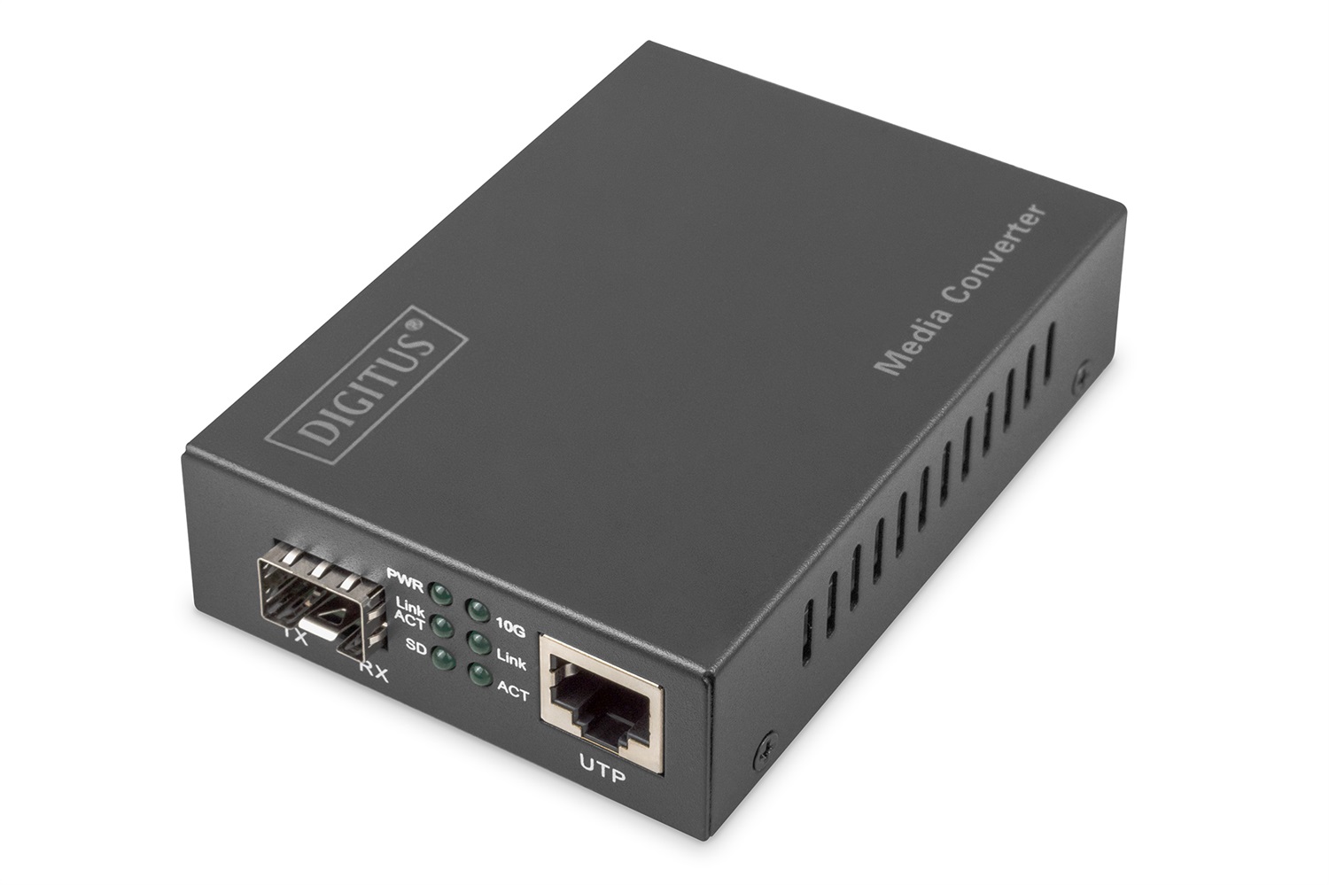 Digitus DN-82211 Convertitore Multimediale 10 Gigabit RJ45/SFP - Supporta 1G, 2.5G, 5G e 10G