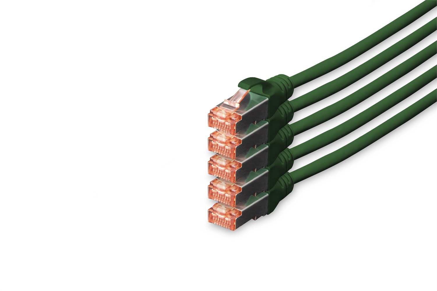 Digitus Cavo di Rete Cat6 S/FTP Verde 10 m - RJ-45, fino a 1000 Mbit/s, LSZH