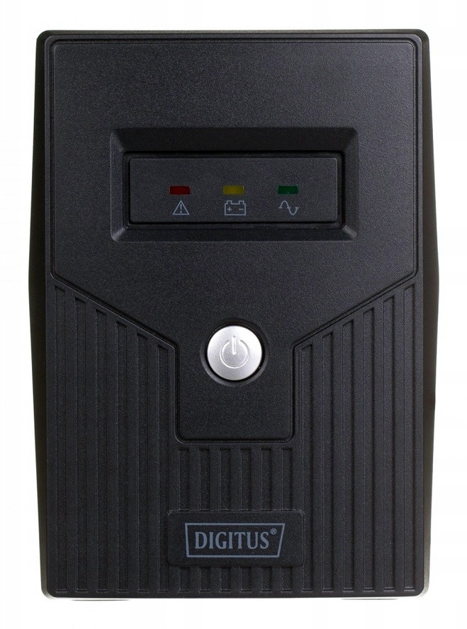 Digitus DN-170064 Gruppo di Continuità (UPS) Line-Interactive 800 VA / 480 W con 2 Prese AC, Controllo Microprocessore, Dimensioni Compatte