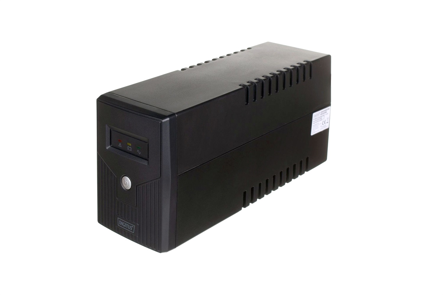 Digitus DN-170064 Gruppo di Continuità (UPS) Line-Interactive 800 VA / 480 W con 2 Prese AC, Controllo Microprocessore, Dimensioni Compatte