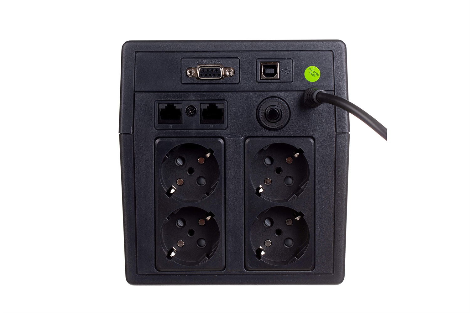 Digitus Gruppo di Continuità UPS Line-Interactive 1000VA/600W con Indicatori LED - Protezione Compatta per Sistemi Informatici