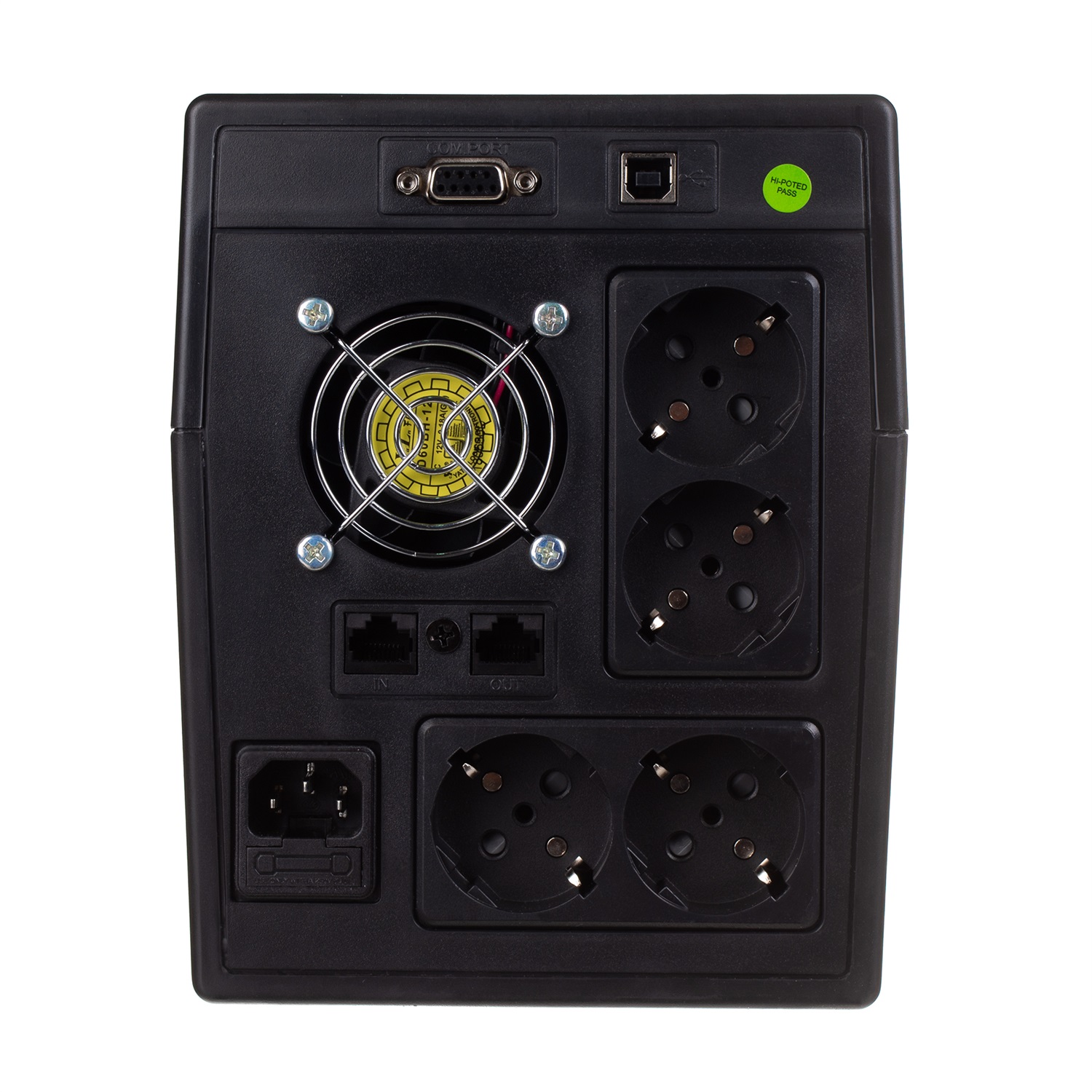 Digitus Gruppo di Continuità (UPS) Line-Interactive 1500 VA 900 W - Compatto e Affidabile con Controllo Microprocessore